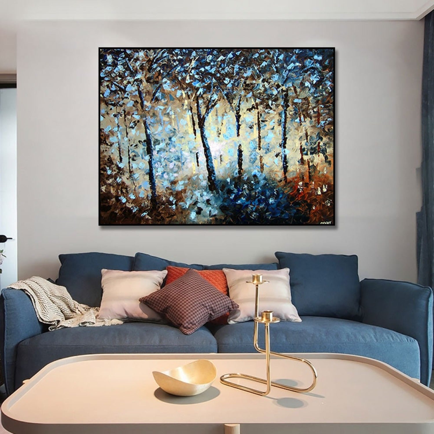 Abstract Blossom Trees 100% Hand Painted Wall Art