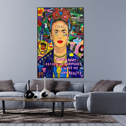 Frida Kahlo 100% Hand Painted Ideal Pop Art