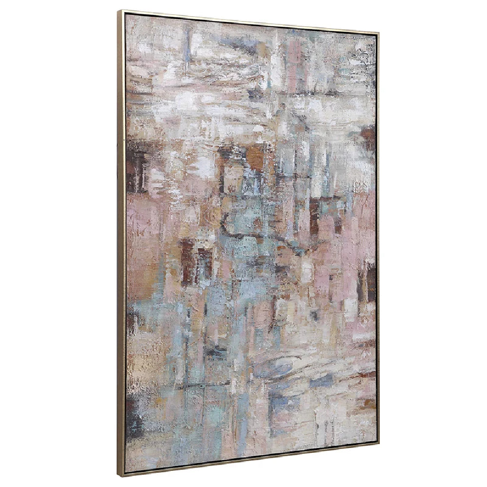 Abstract American-Style Palette Knife Textured Art