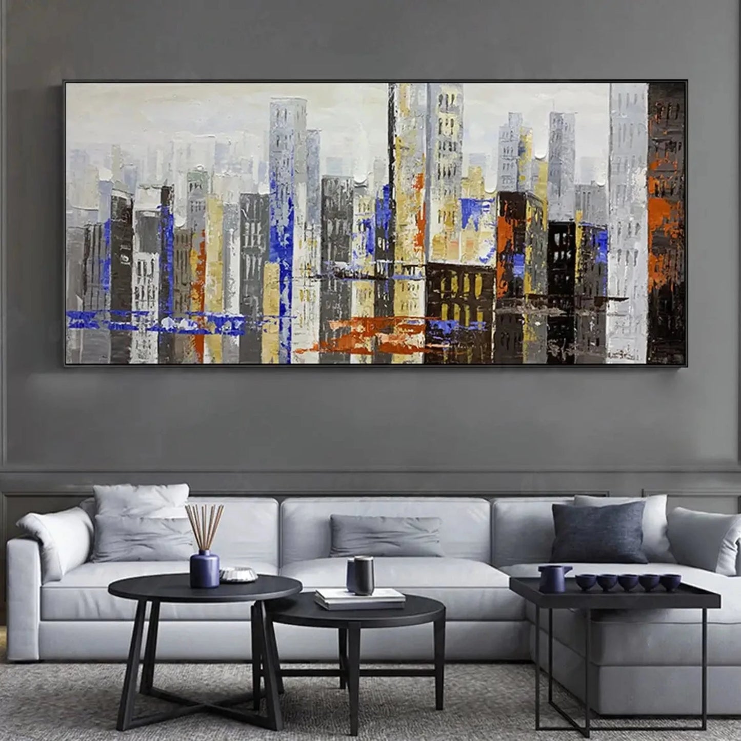 Abstract Architecture Cityscape Minimal Painting