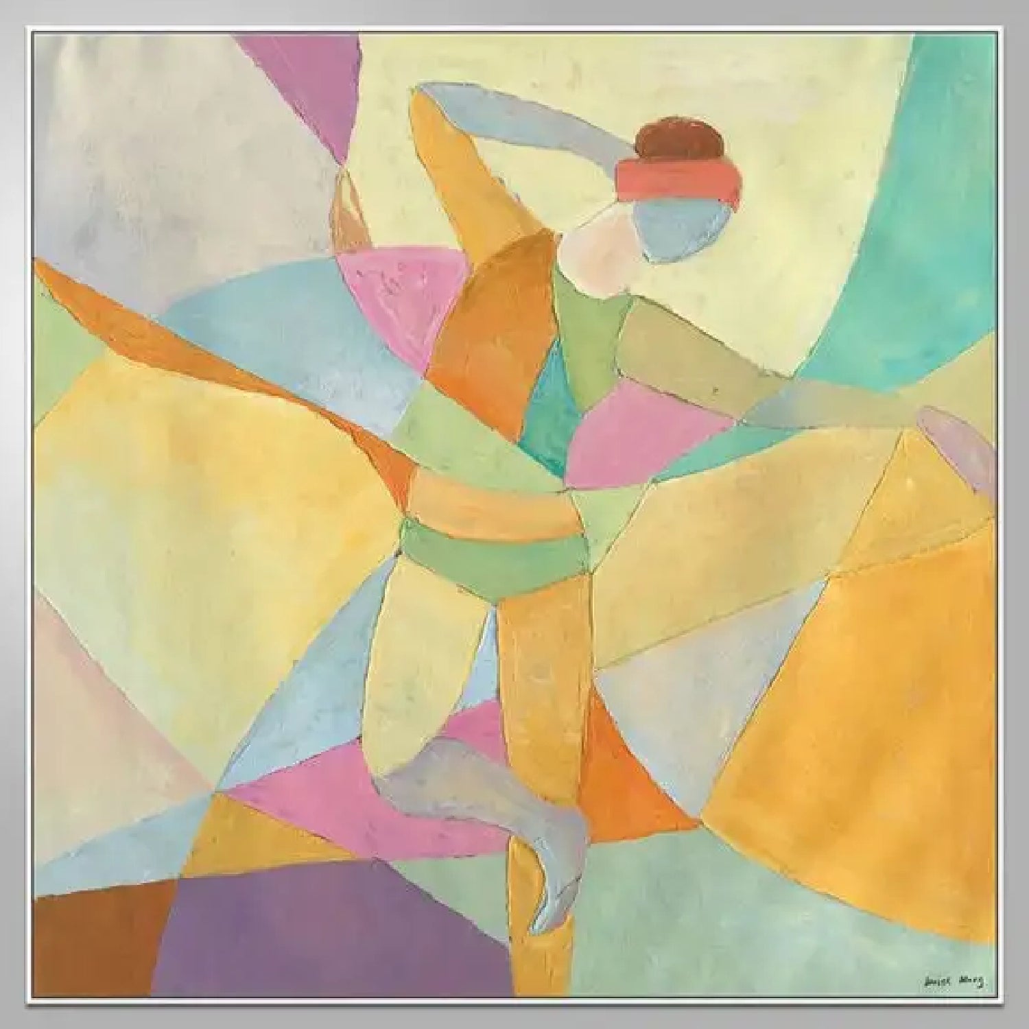 Authentic Abstract Dancer Minimalist Wall Artwork