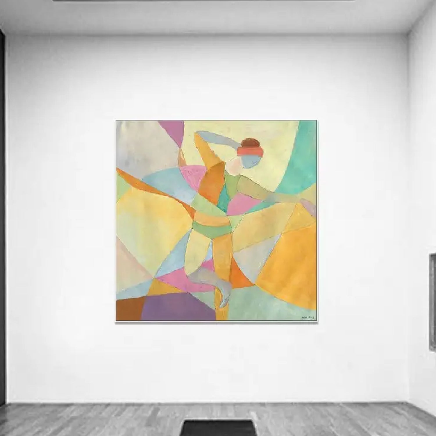 Authentic Abstract Dancer Minimalist Wall Artwork