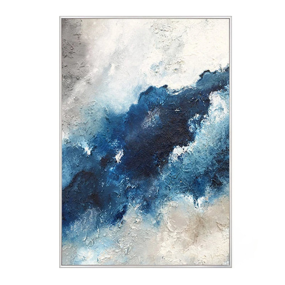 Blue Water Sea Shore Set of 3 Wall Painting