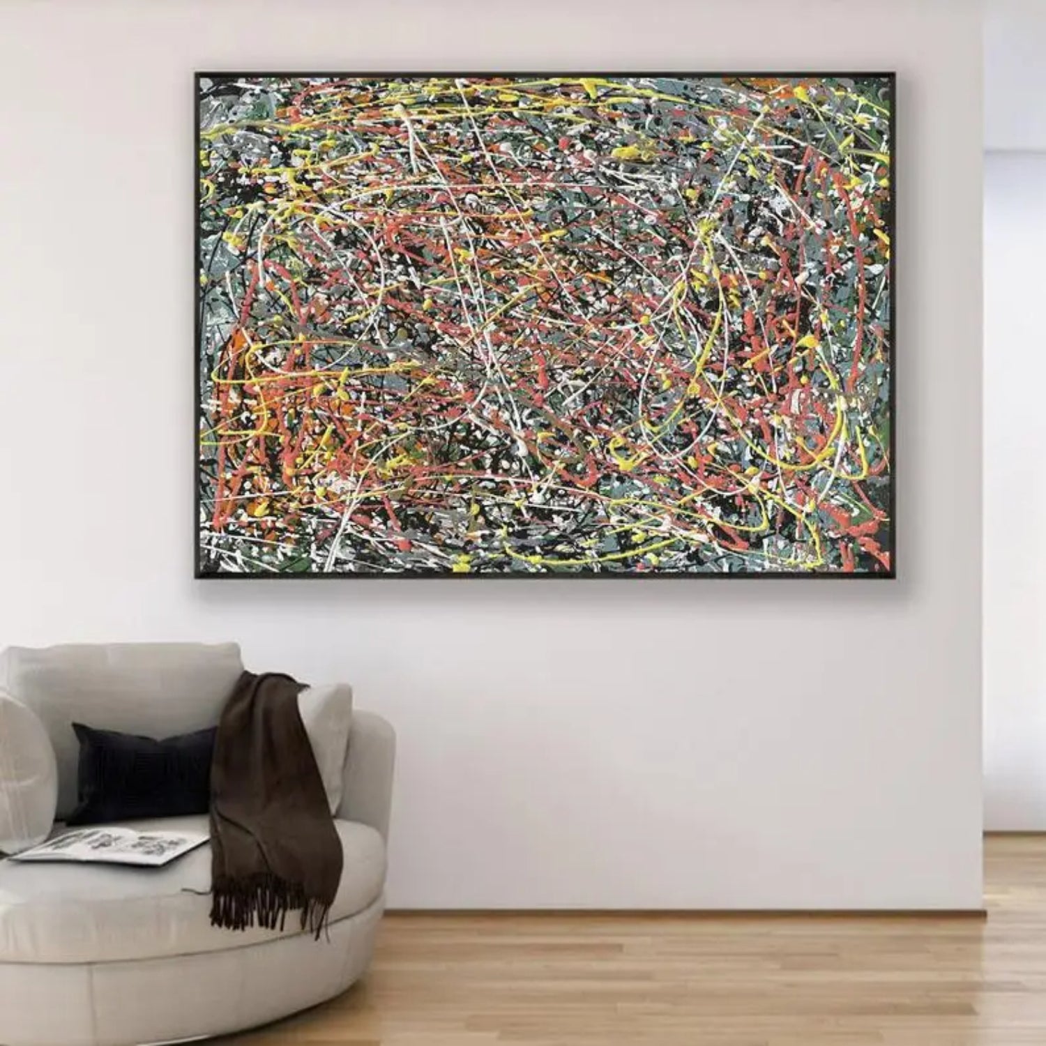 Modern Abstract Expressionism Jackson Pollok Art