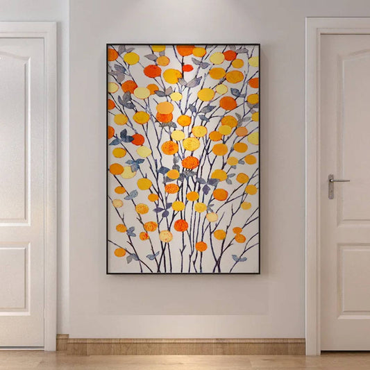 Classical Orange Tree Abstract Decorative Painting