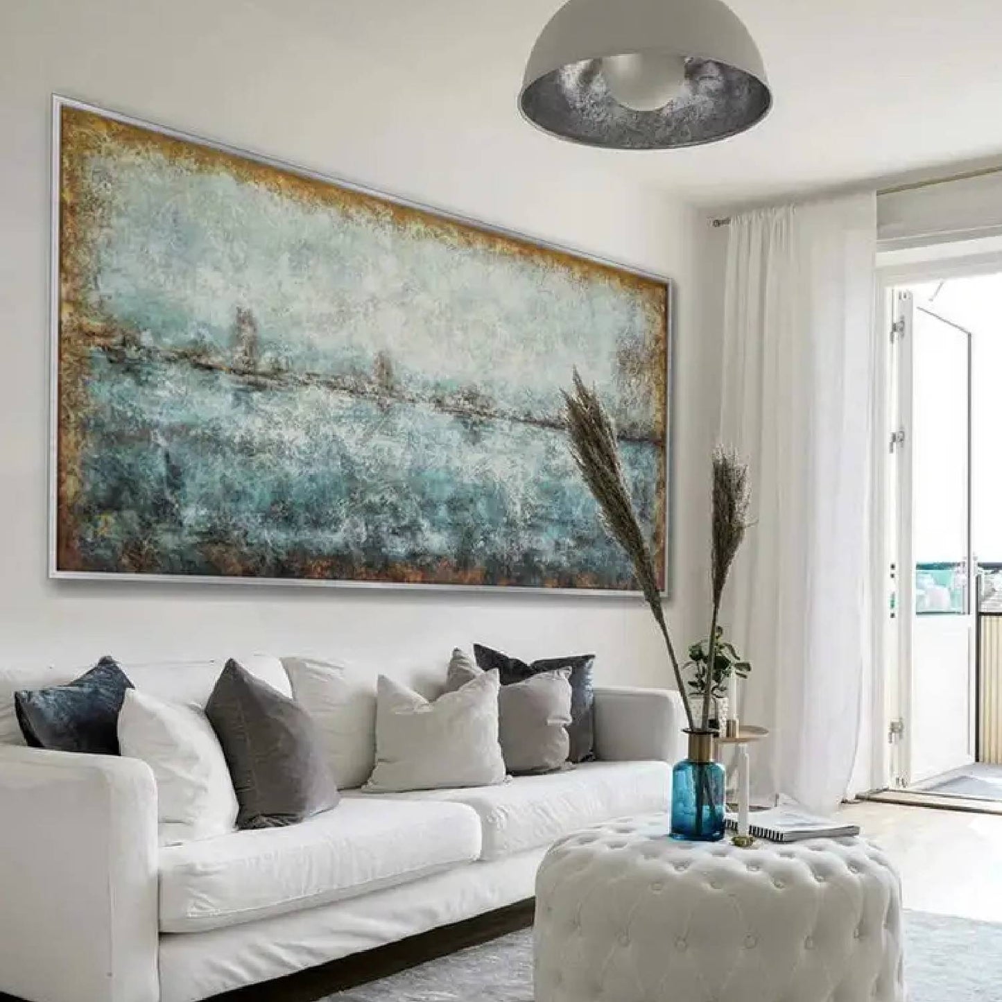 Contemporary Neutral Colours Nordic Oil Painting