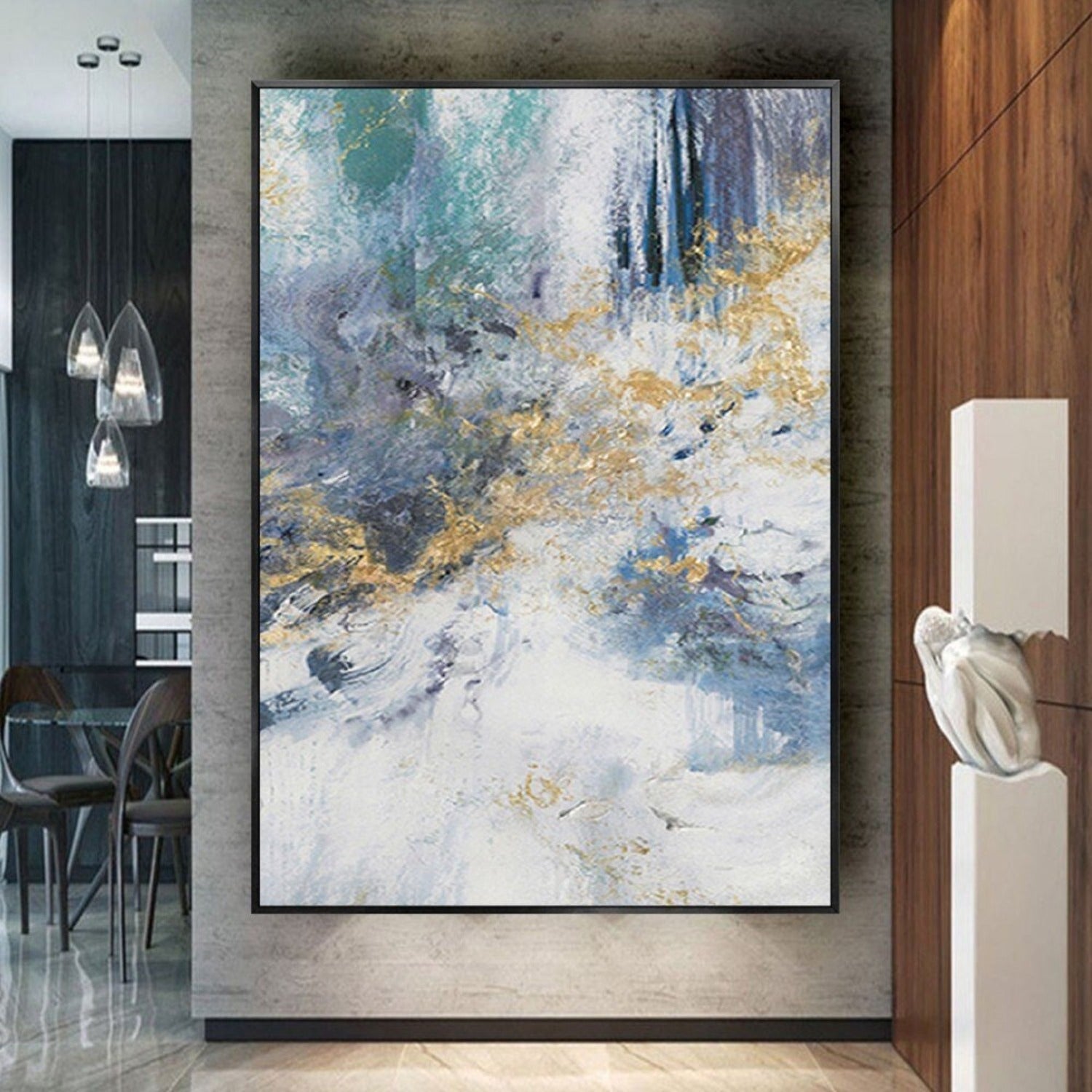 Modern Abstract 100% Hand Painted Cloud Wall Art