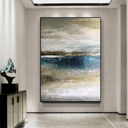Abstract Large Sea 100% Hand Painted Wall Art