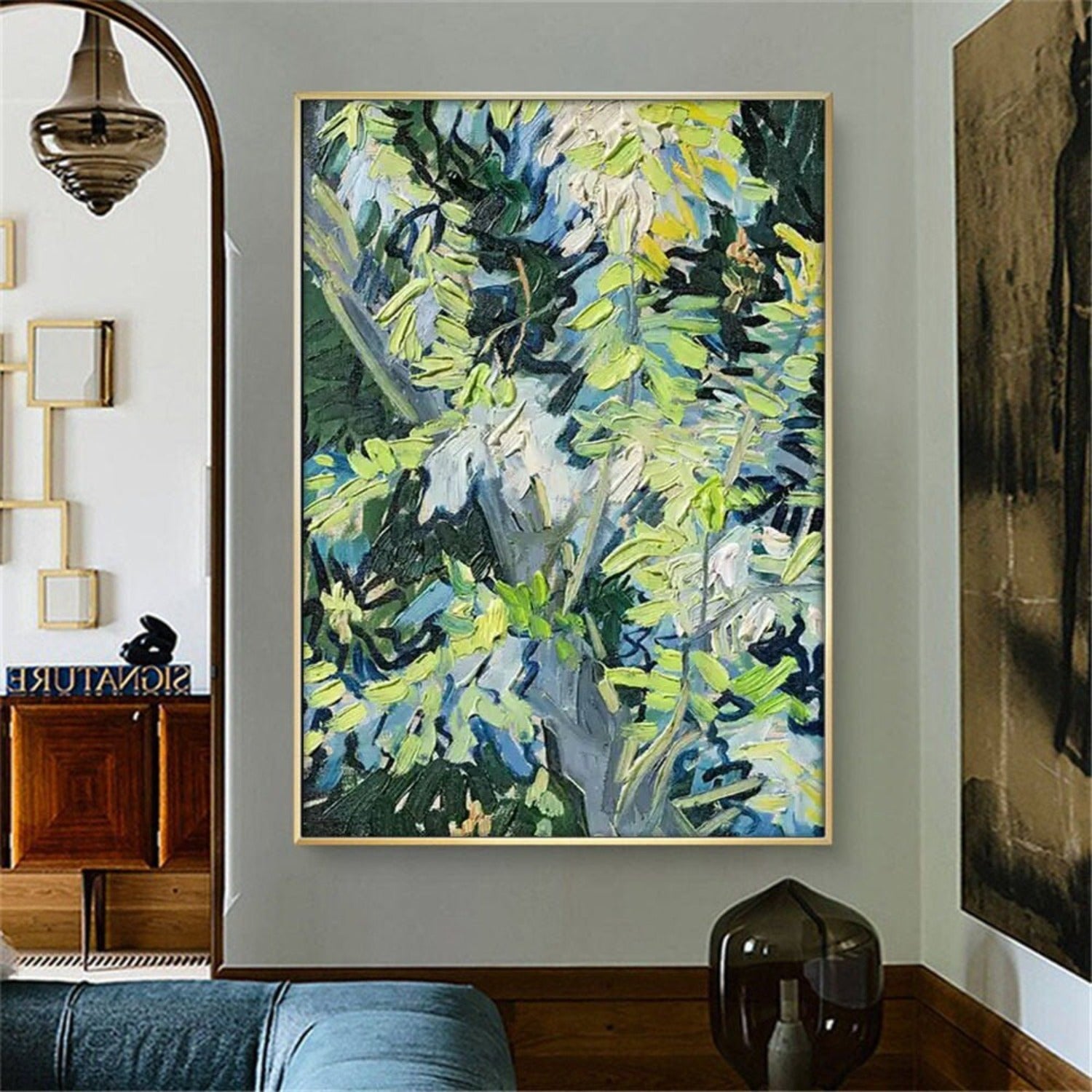 Acacia Branches 100% Hand Painted Oil Painting