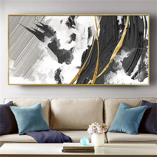 Abstract Thick Textured Line 100% Hand Painted Art