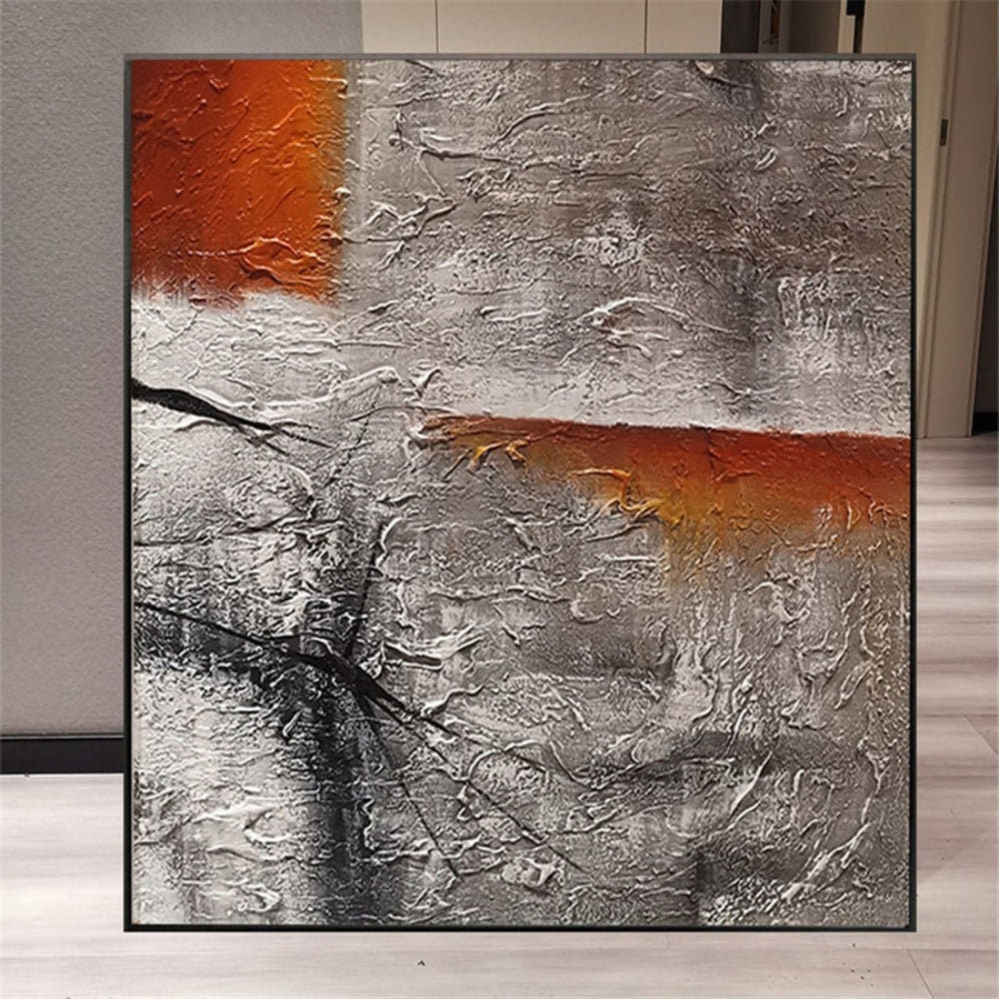 Abstract Heavy Textured 100% Hand Painted Artwork