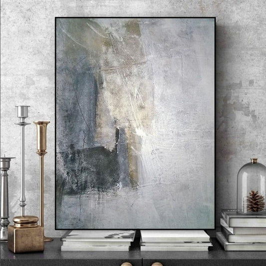 Contemporary Concrete Style Textured Wall Painting