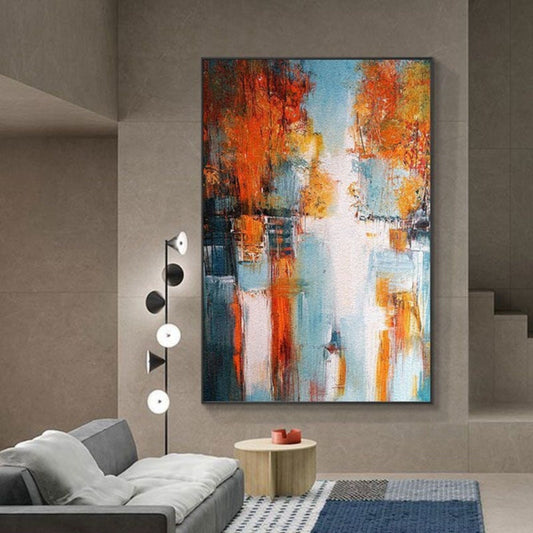 Contemporary Autumn Landscape Abstract Painting