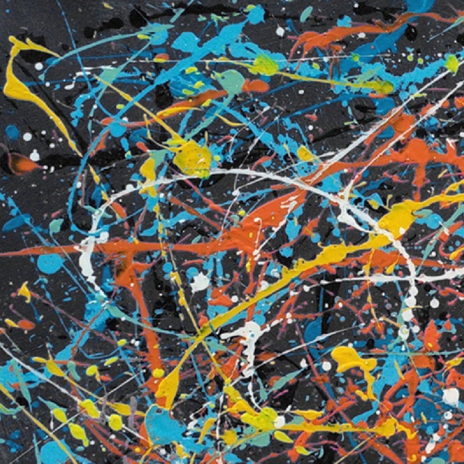 100% Hand Painted Iconic Jackson Pollock Art