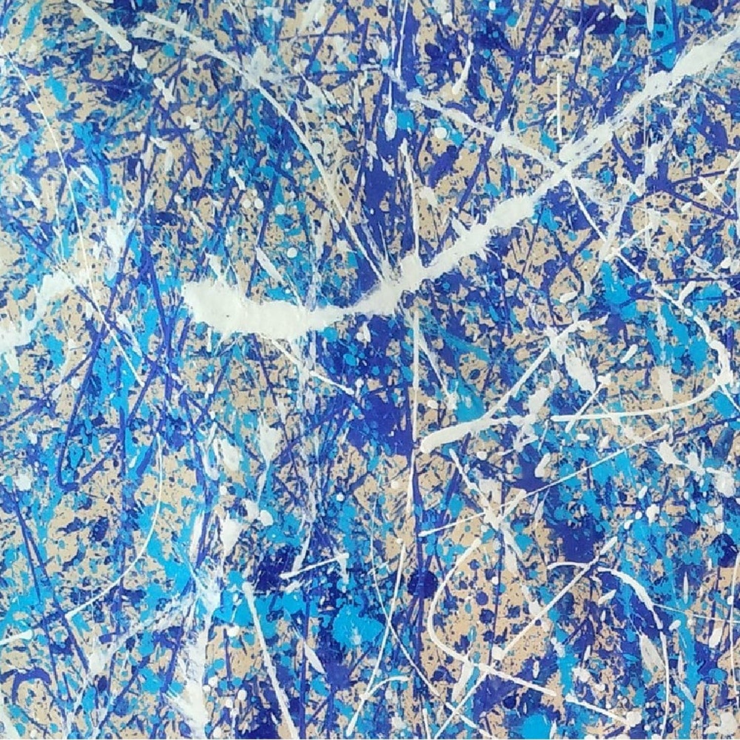 Abstract Expressionism Pollock Inspired Painting