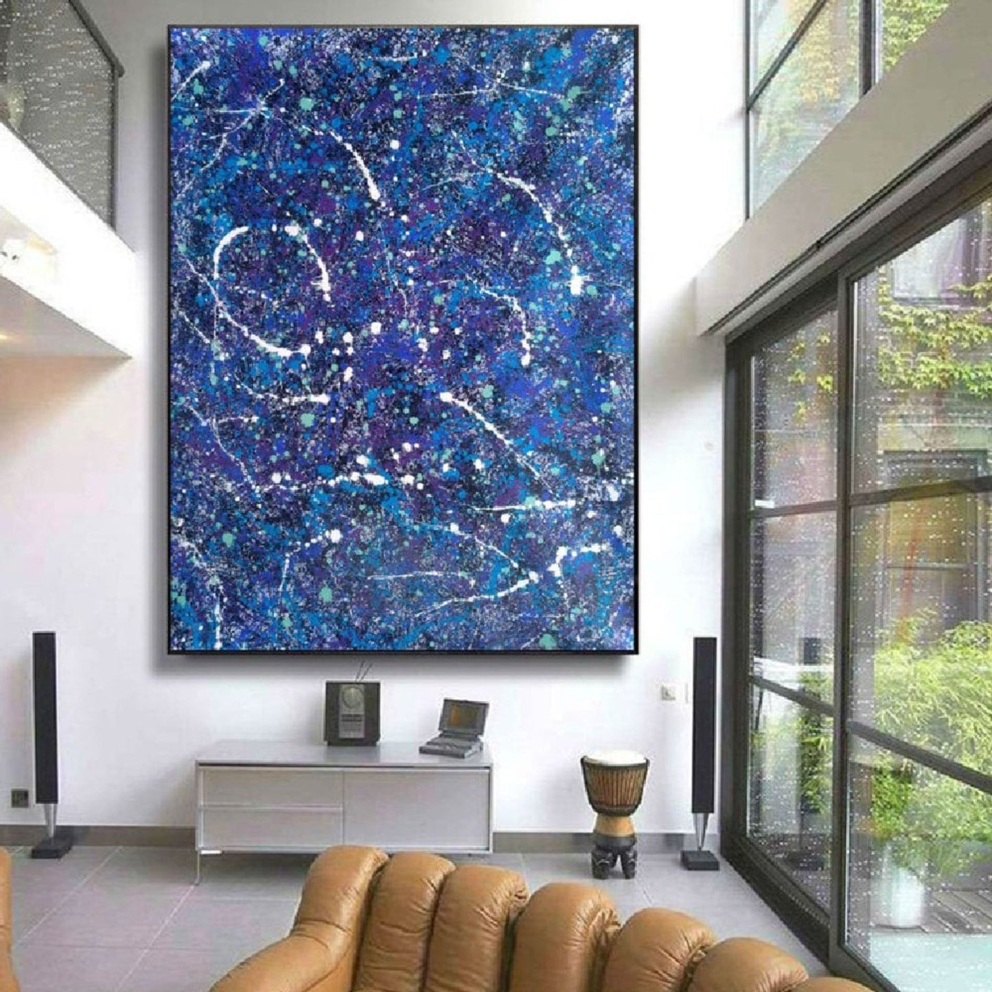 100% Hand Painted Jackson Pollock Action Painting