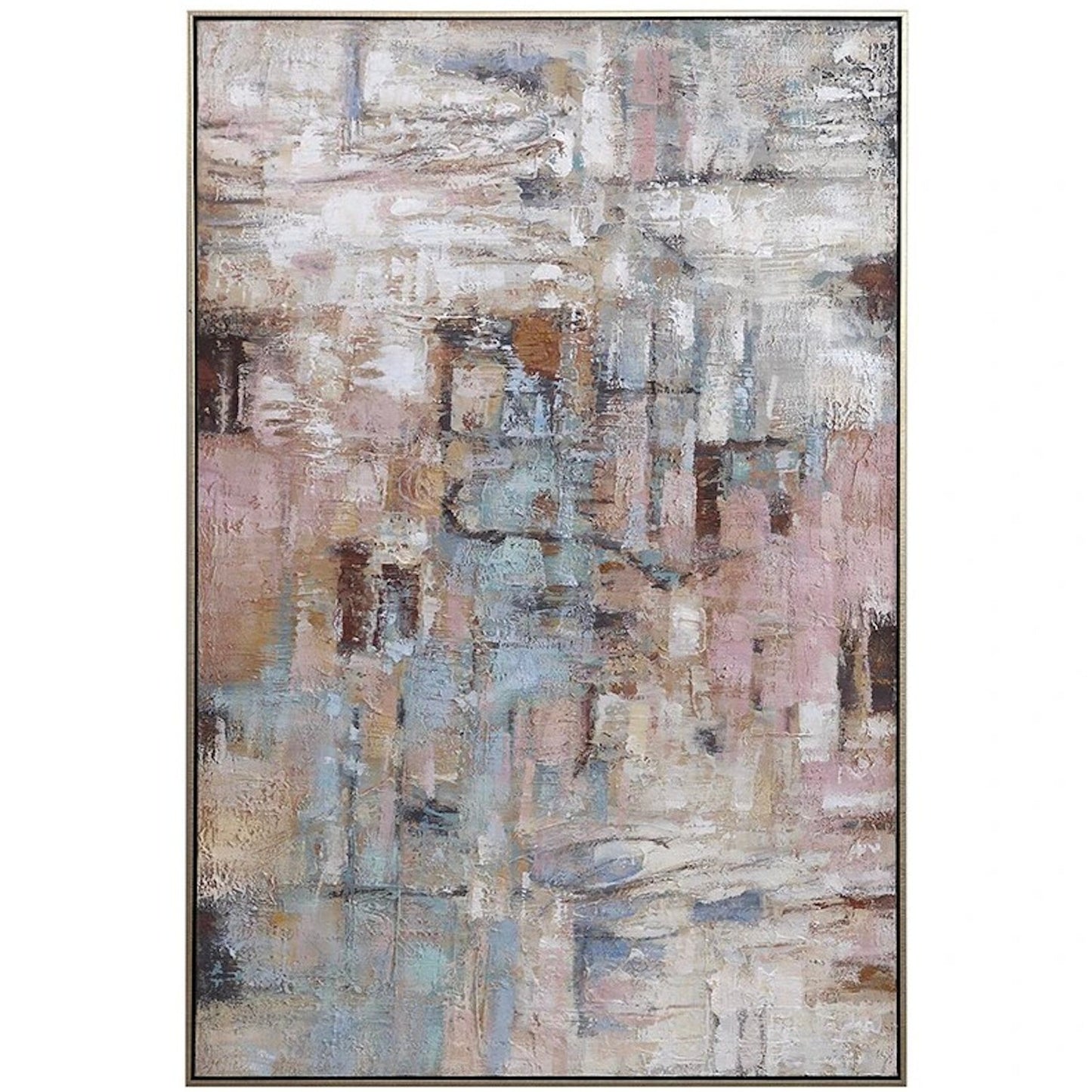 Delicate 100% Hand Painted Abstract Oil Painting