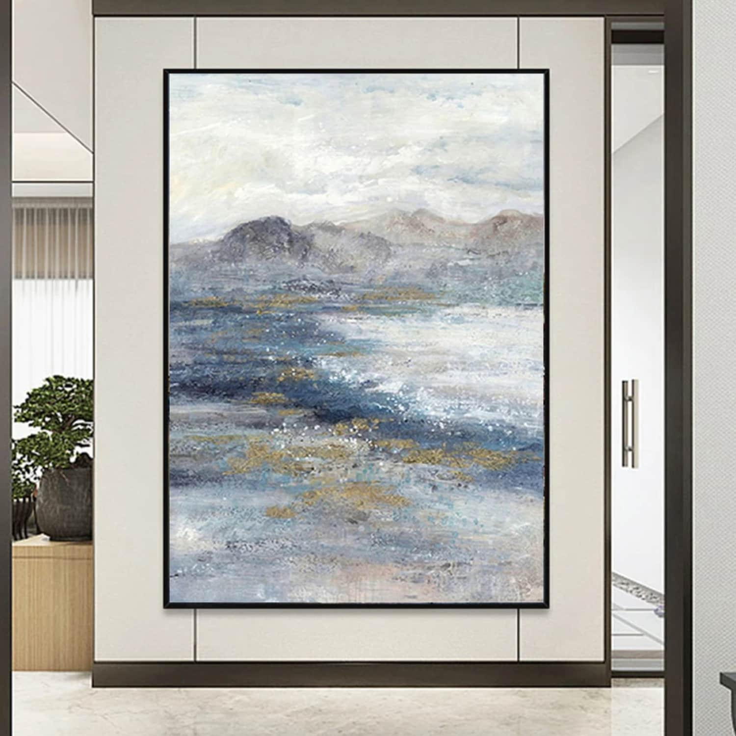 Large Abstract Landscape Contemporary Oil Painting