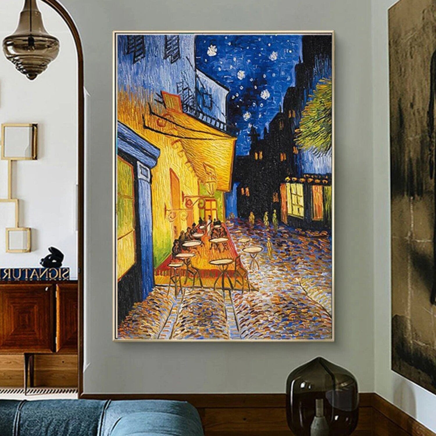Van Gogh Cafe Terrace Night 100% Hand Painted Art
