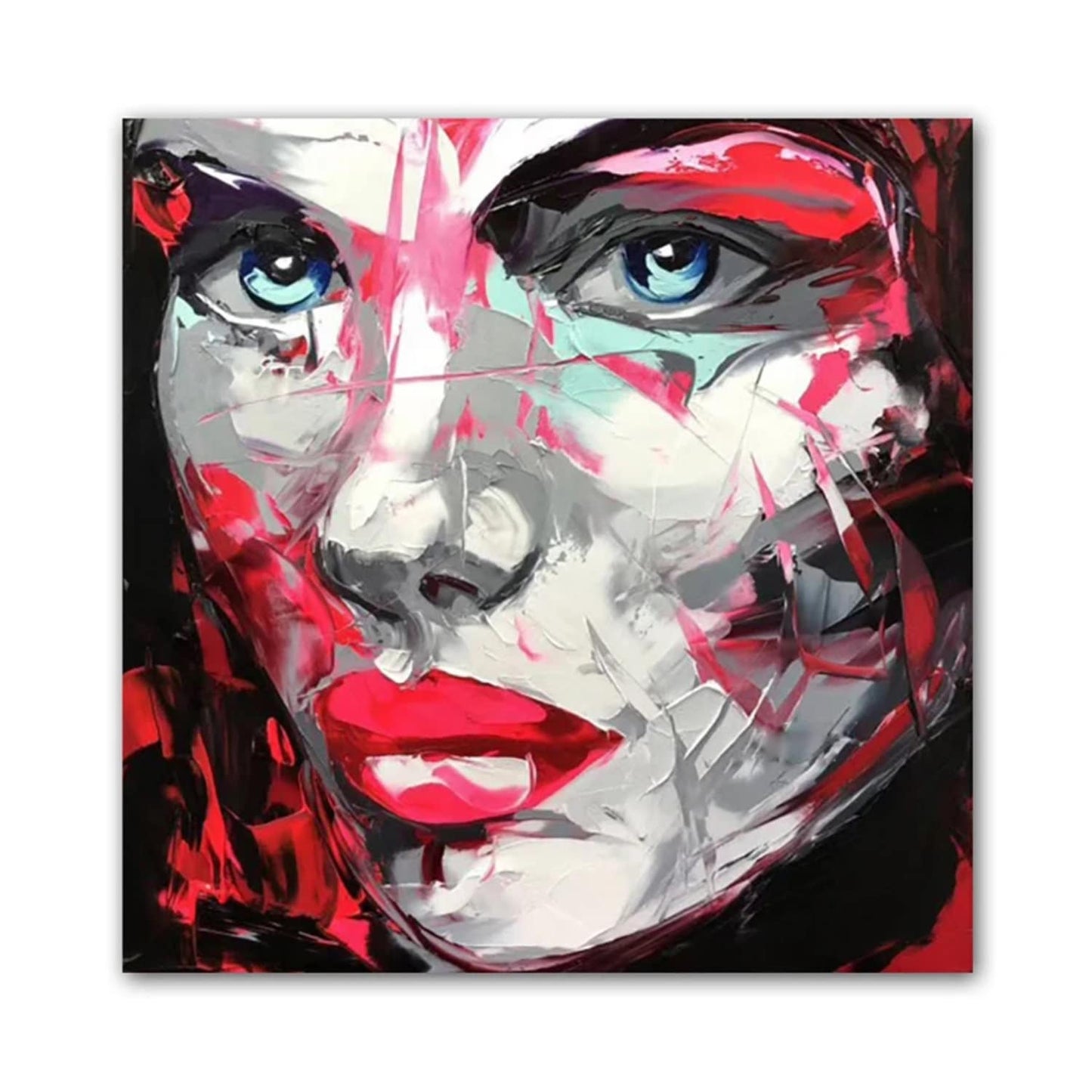 Palette Knife 100% Hand Painted Face Painting