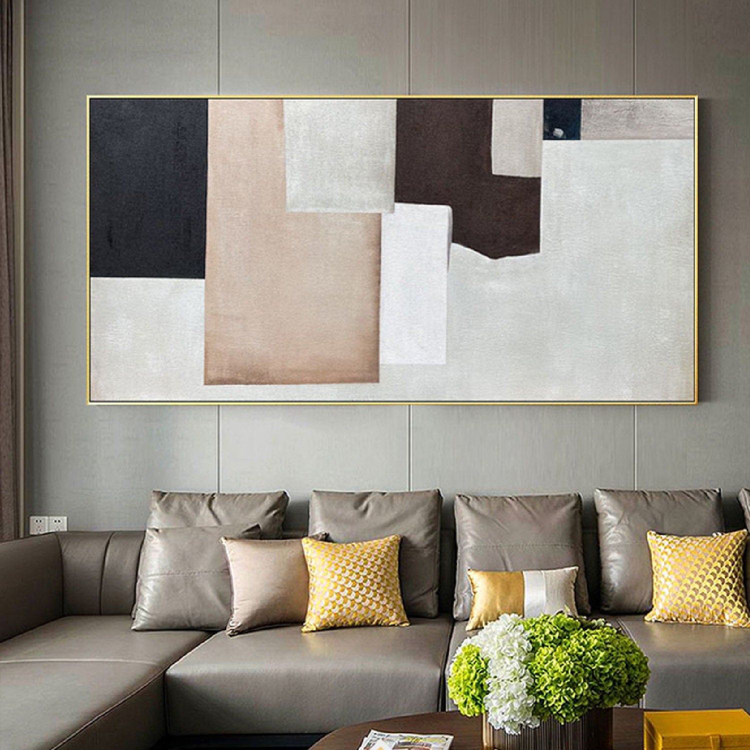 Awesome Minimalist 100% Hand Painted Abstract Art