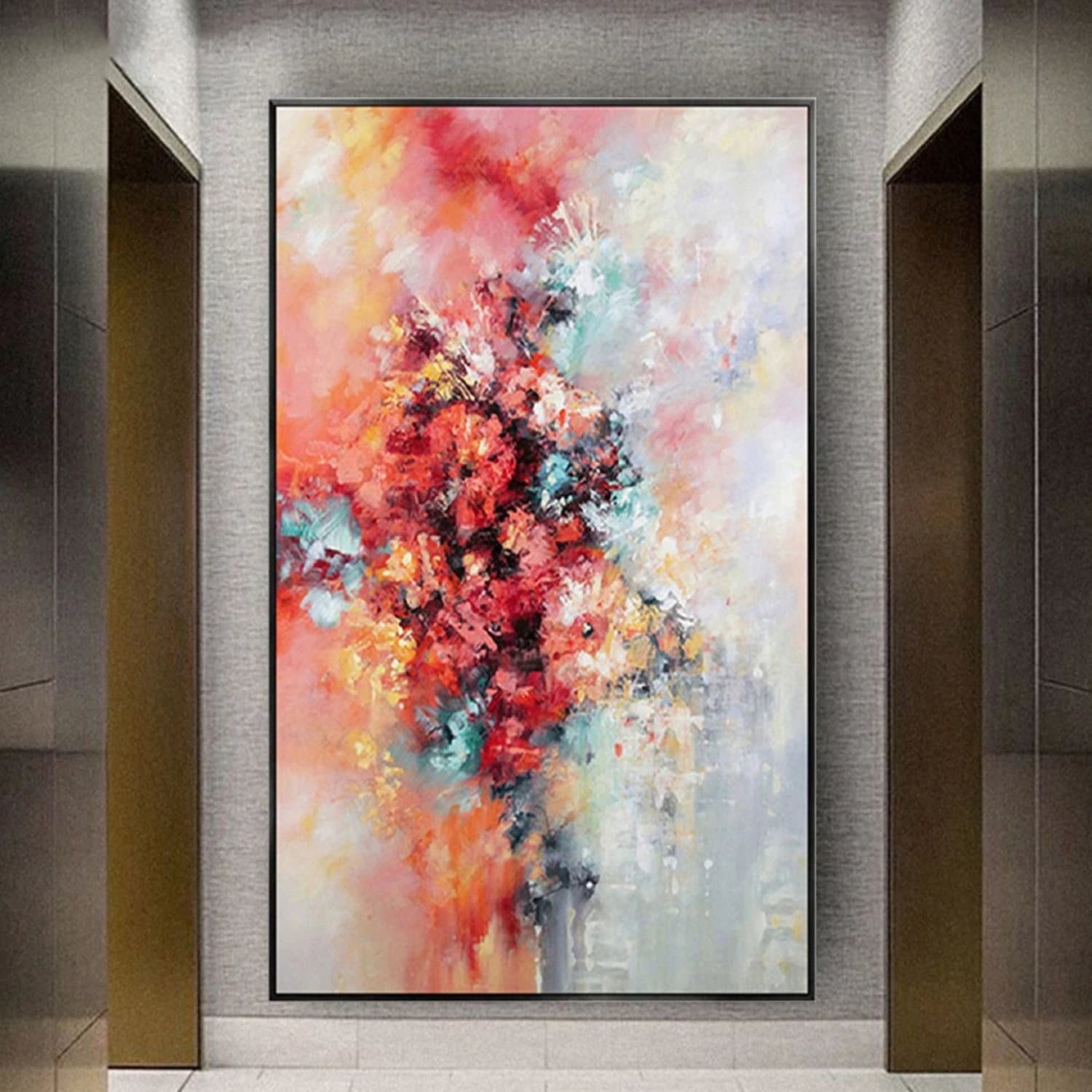 Blossom Flower 100% Hand Painted Abstract Art