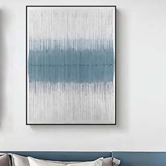 Abstract Soundwave Pattern Modern Oil Painting