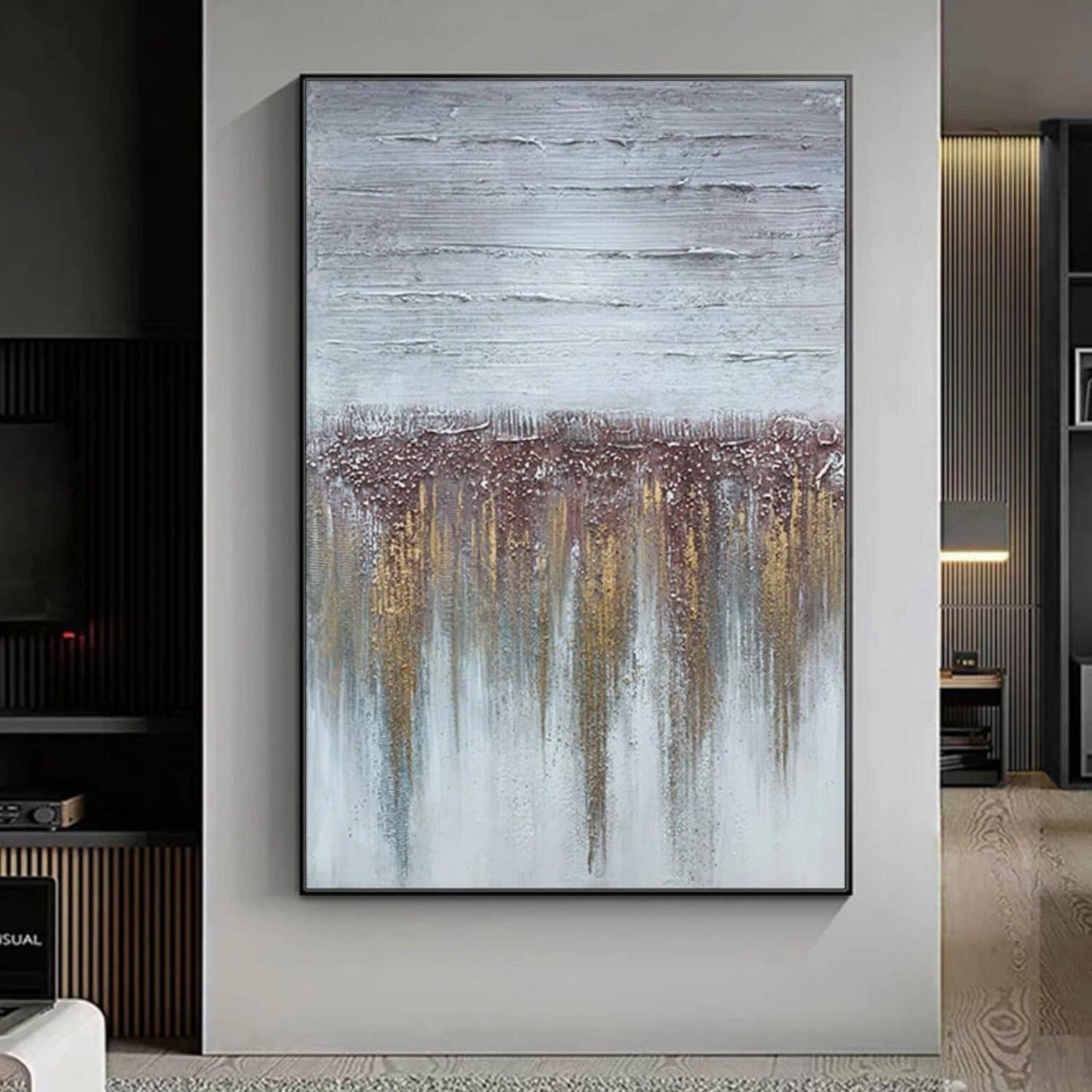 Textured Landscape Wall Hanging Acrylic Painting