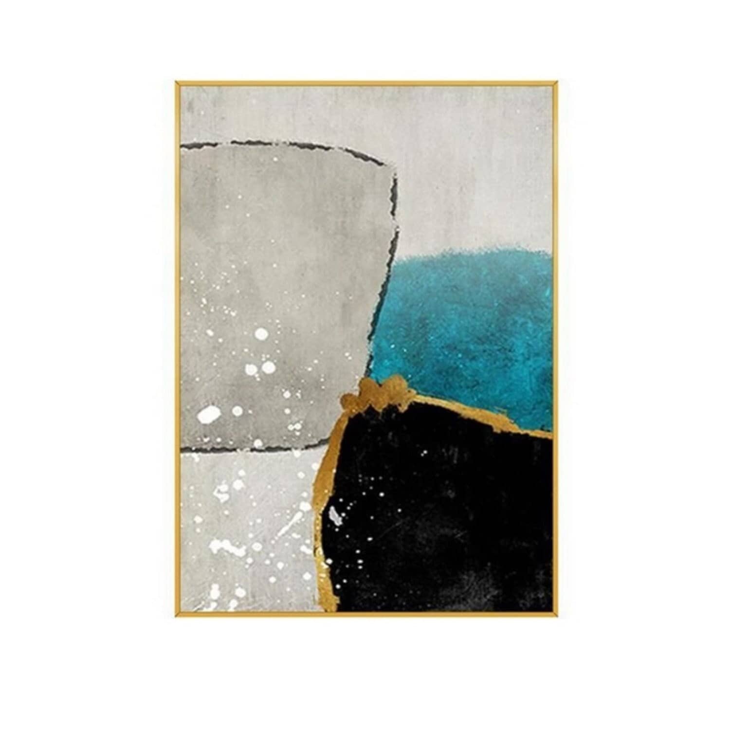 100% Hand Painted Minimalist Wall Art | Abstract Contemporary Painting | Living Room Wall Art Decor | Modern Acrylic Painting | Canvas Art