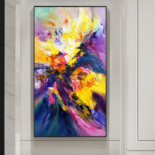 Large Abstract Energetic Rich Palette Expression Art
